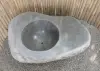  Product image 4 of the product “Stone fire pit, made from Riverstone. Size about 120 x 80 x 40cm Height and the hole size is 51cm diameter and 28cm height ”